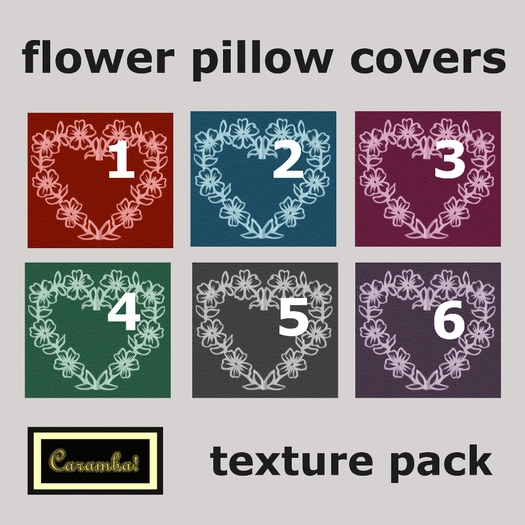 flower pillow covers - texture pack