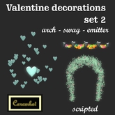 Valentine decorations - set 2