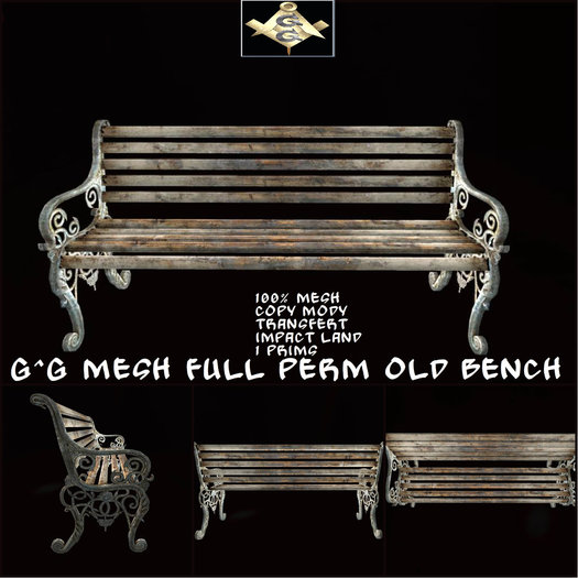 G^G MESH FULL PERM OLD BENCH