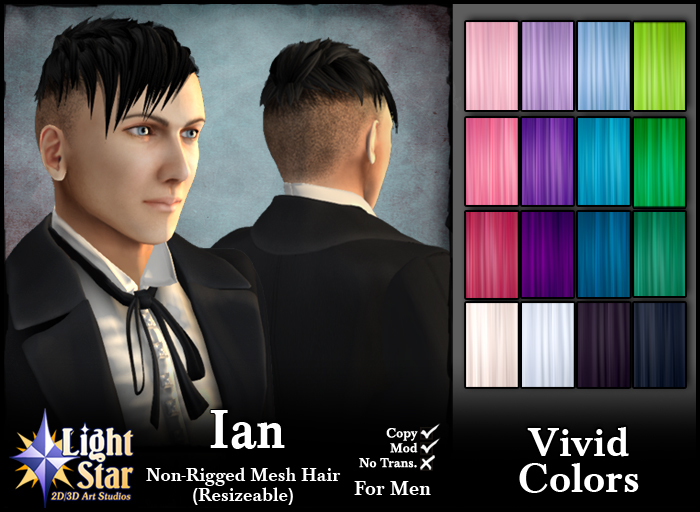 *LightStar-Hair-Ian-Vivid Colors