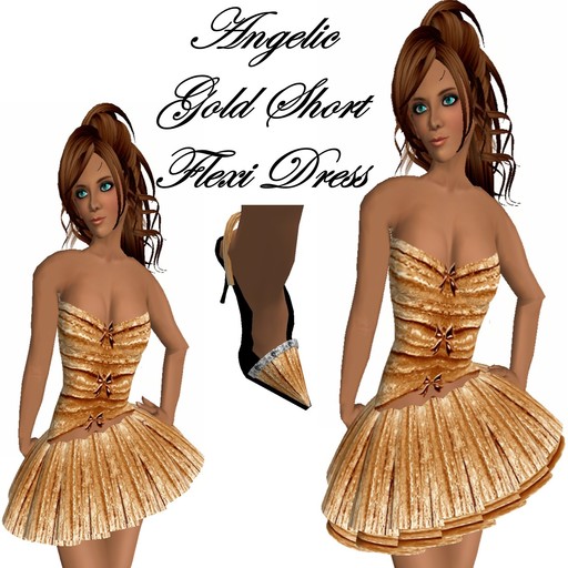 Angelic gold short flexi