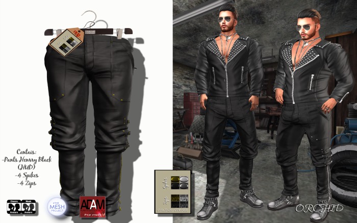 Pants Henrry Black HUD