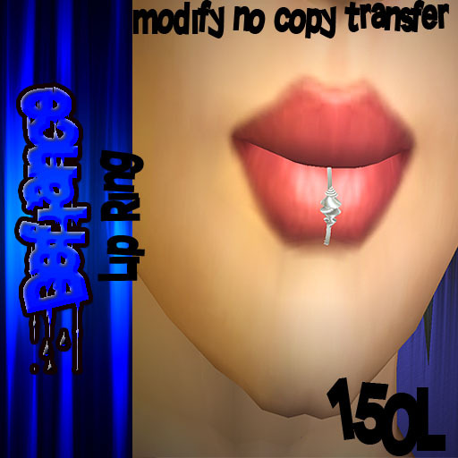 JEWELRY Defiance Lip Ring boxed