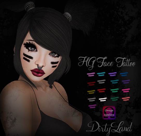DL:: HG Face Tattoo