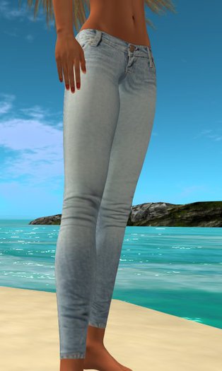 ‡(Jayne's Back Rack) Bluejeans