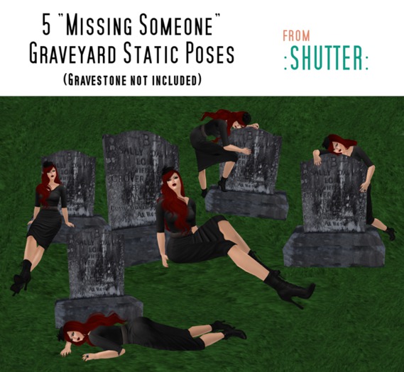 5 "Missing Someone" Static Poses Full Perm