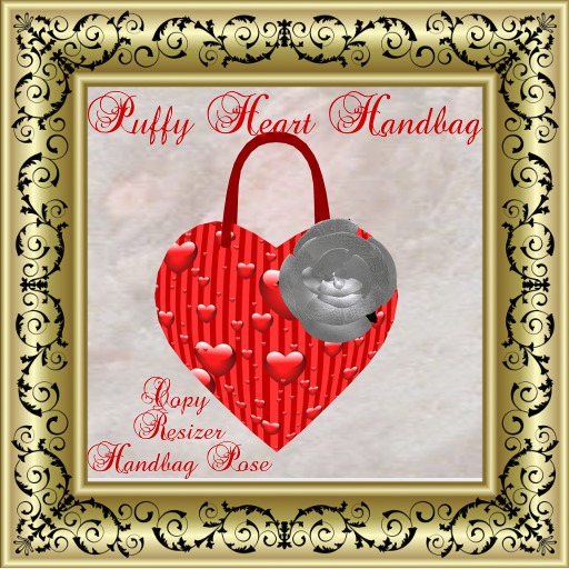 CW-Puffy Heart Handbag (Wear Me)