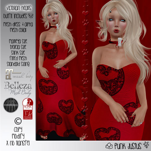 Victorian Hearts by Punk JUSTUS
