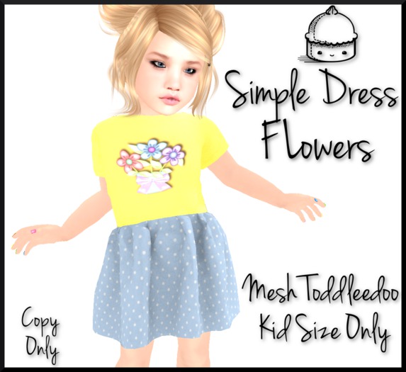 ~TCR~KIDS~ Simple Dress Bossom - Kid