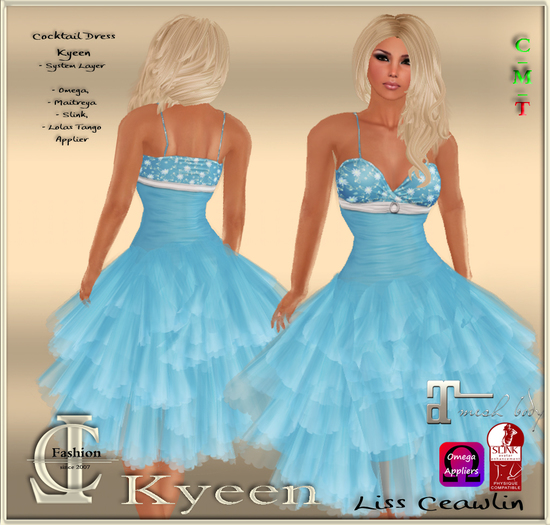 .:LC:. Kyeen Cocktail Dress blue [gift]