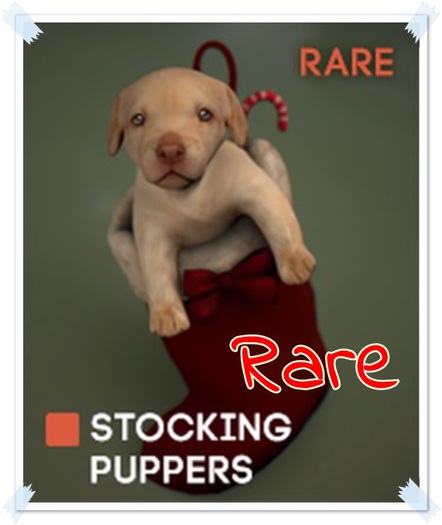 O.M.E.N - Waiting for Santa Paws - Stocking Puppers BOX RARE 1