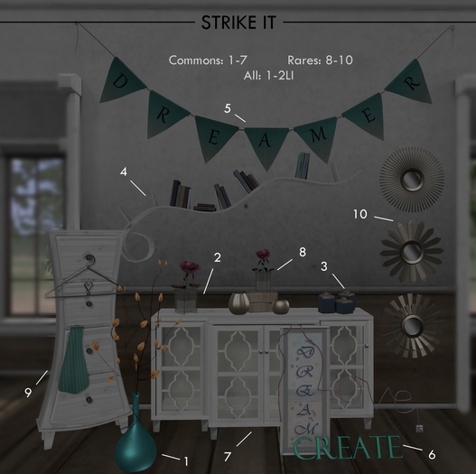 -STRIKE IT- Spring Dreams - Dream Create Love COMMON