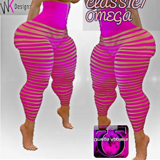WK  HW! PINK CUT TIGHTS OMEGA/ CLASSIC