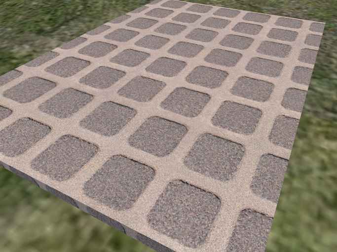 High Resolution Seamless Patterned Concrete Floor Panel with Full Perm Texture Included 6968