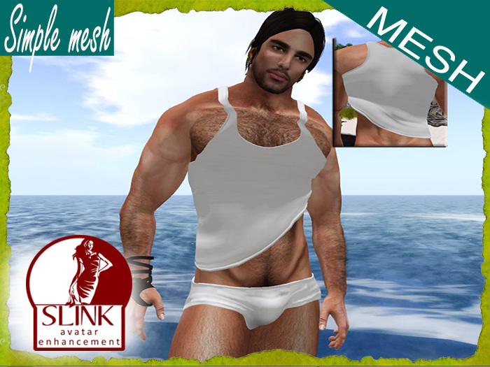 SM White Tank Top Lifted SLINK