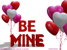 Be Mine Valentine Balloons (mod/trans)
