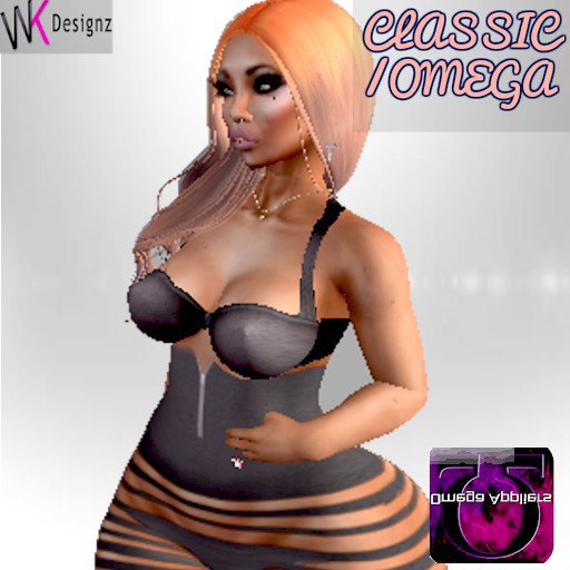 wk black bra top omega /classic