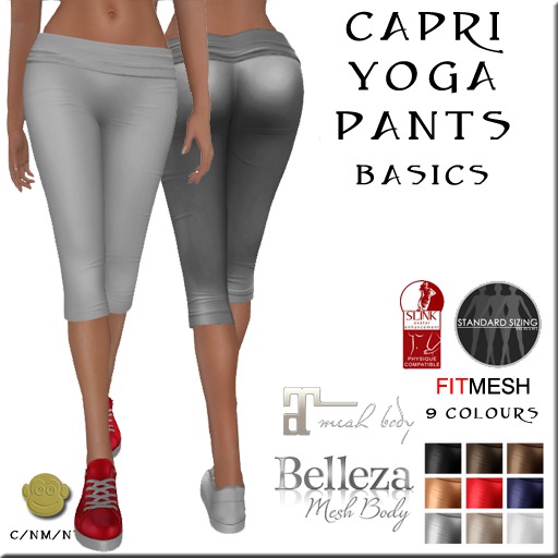 BM Capri Yoga Pants Basics