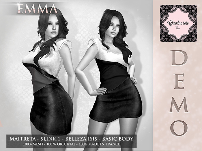 :-: Chambre Rose :-: La Emma DEMO  ORIGINAL MESH
