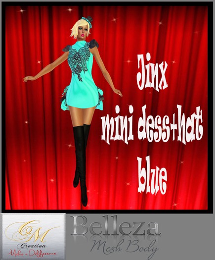 CM_ Jinx mini dess+hat blue