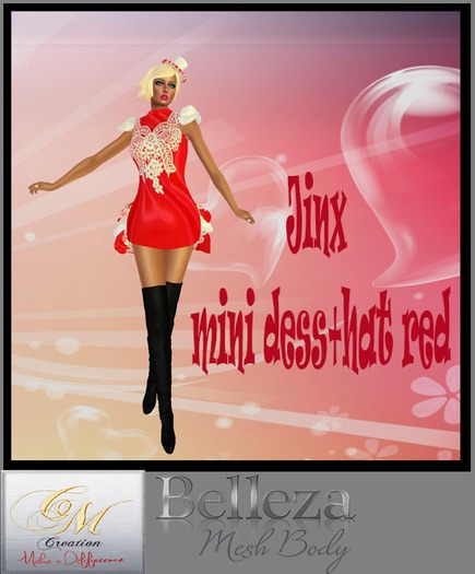 CM_ Jinx mini dess+hat red