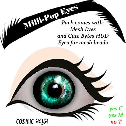 {MP} COSMIC Aqua Eyes  - Wear to Unpack