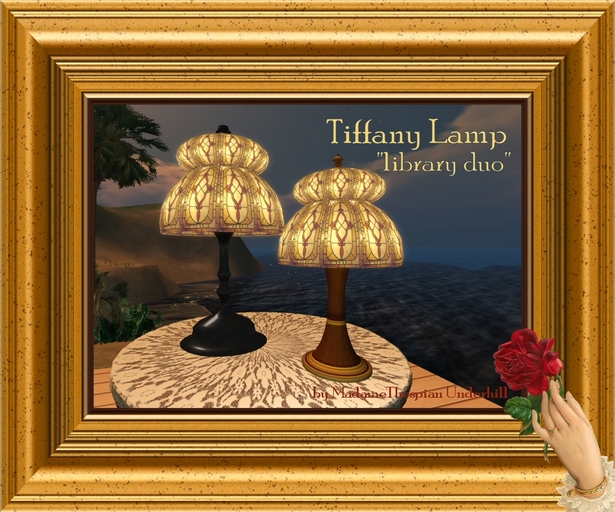 Victorian Lamps "library duo" BOXED