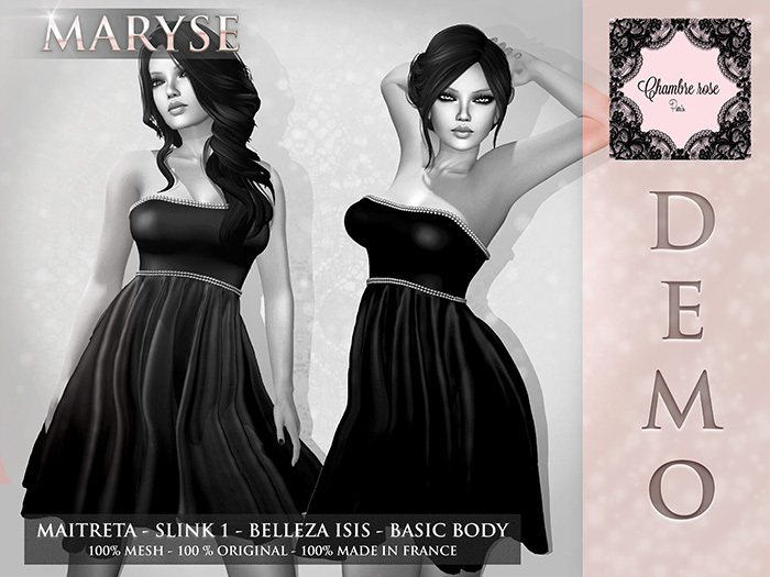 :-: Chambre Rose :-: La Maryse DEMO ORIGINAL MESH