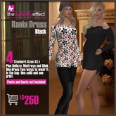 The Butterfly Effect Rania Dress Black