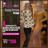 The Butterfly Effect Rania Dress Orange