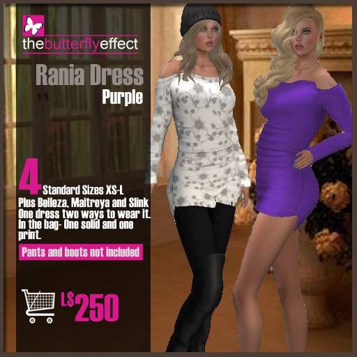 The Butterfly Effect Rania Dress Purple