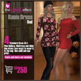 The Butterfly Effect Rania Dress Red