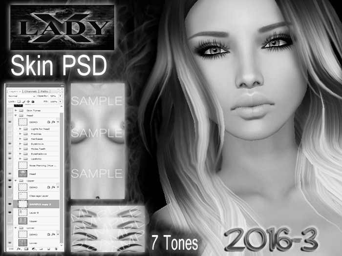 Lady-X-2016-3-Skin PSD -DEMO
