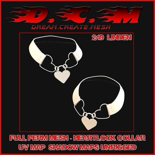 ~ D.C.M ~ Heartlock Necklace