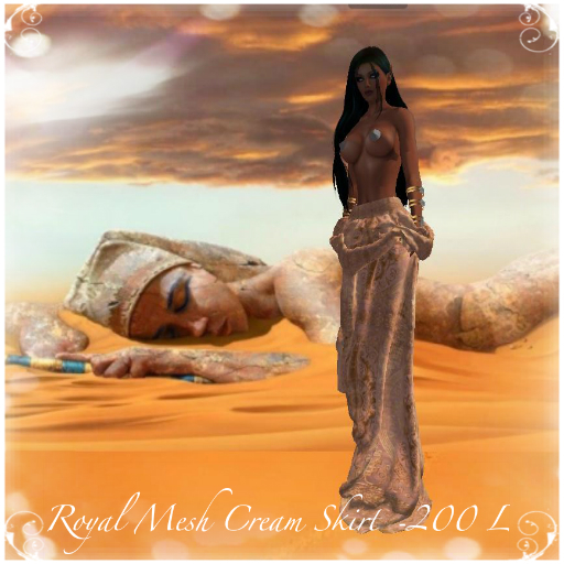 ~Royal ~MeshCream Skirt