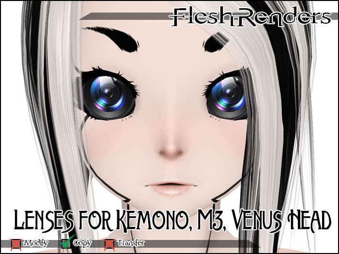 [FR] Kemono Camera Lenses Applier (wear me!)