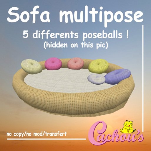 CACHOU'S MULTI POSE SOFA