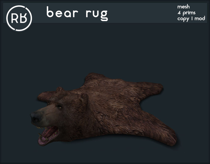 RB bear rug