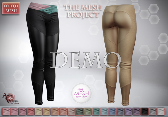 Absolut Vendetta- DEMO Yoga Pants*TMP