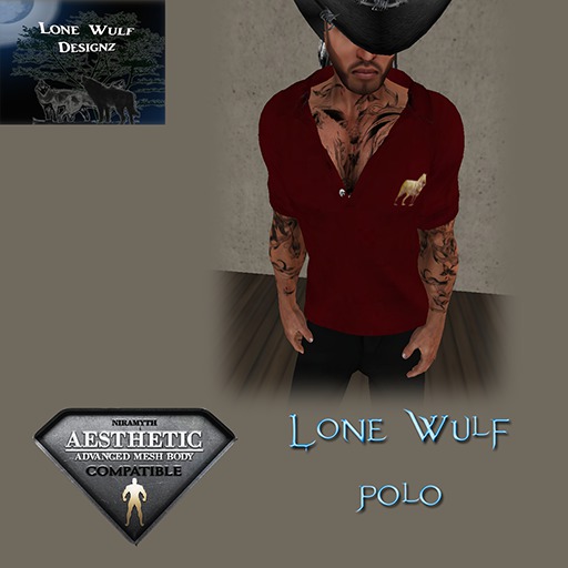 Lone Wulf Polo-Red