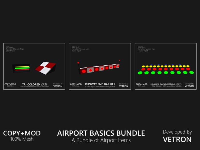[Vetron] Airport Basics Bundle