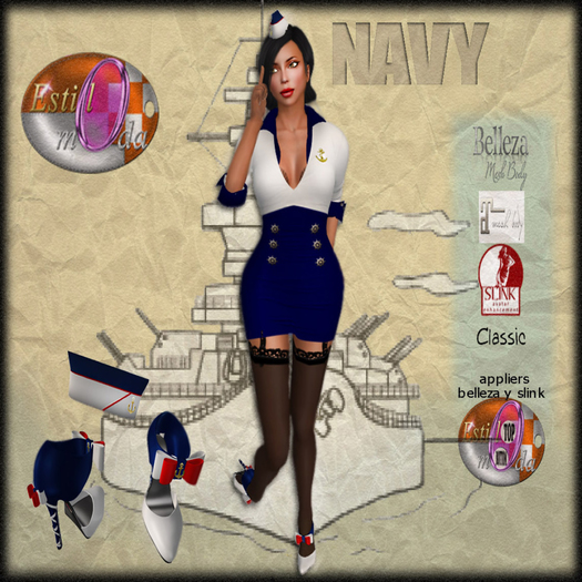 M.U BLUE NAVY OUTFIT