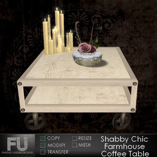 Shabby Chic Farm House Coffee Table