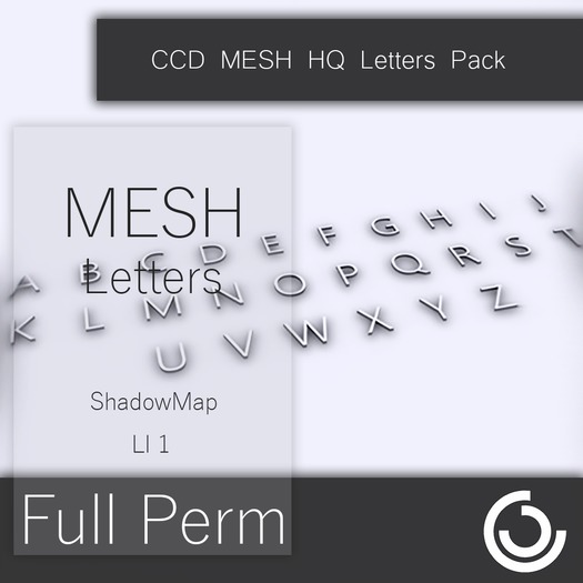 CCD MESH HQ Letters Pack