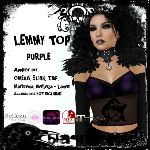 BLASPHEMIC - LEMMY TOP - PURPLE