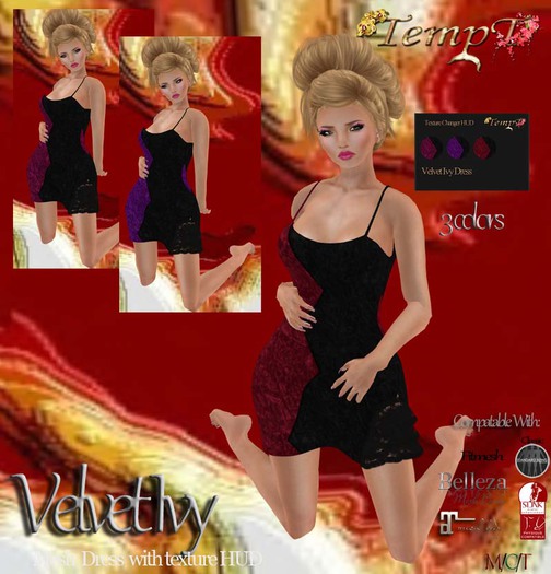 TempT~Velvet Ivy Product HUD (wear me to unpack)