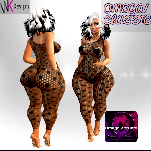 WK BLACK LACE FULL BODY OUTFIT