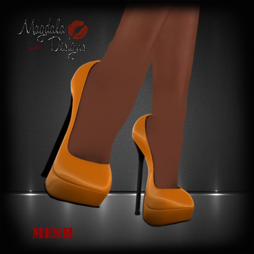 *MD* London Orange Pumps