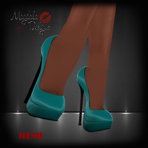 *MD* London Turquoise Pumps