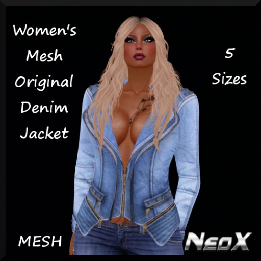 WOMEN'S MESH ORIGINAL DENIM JACKET